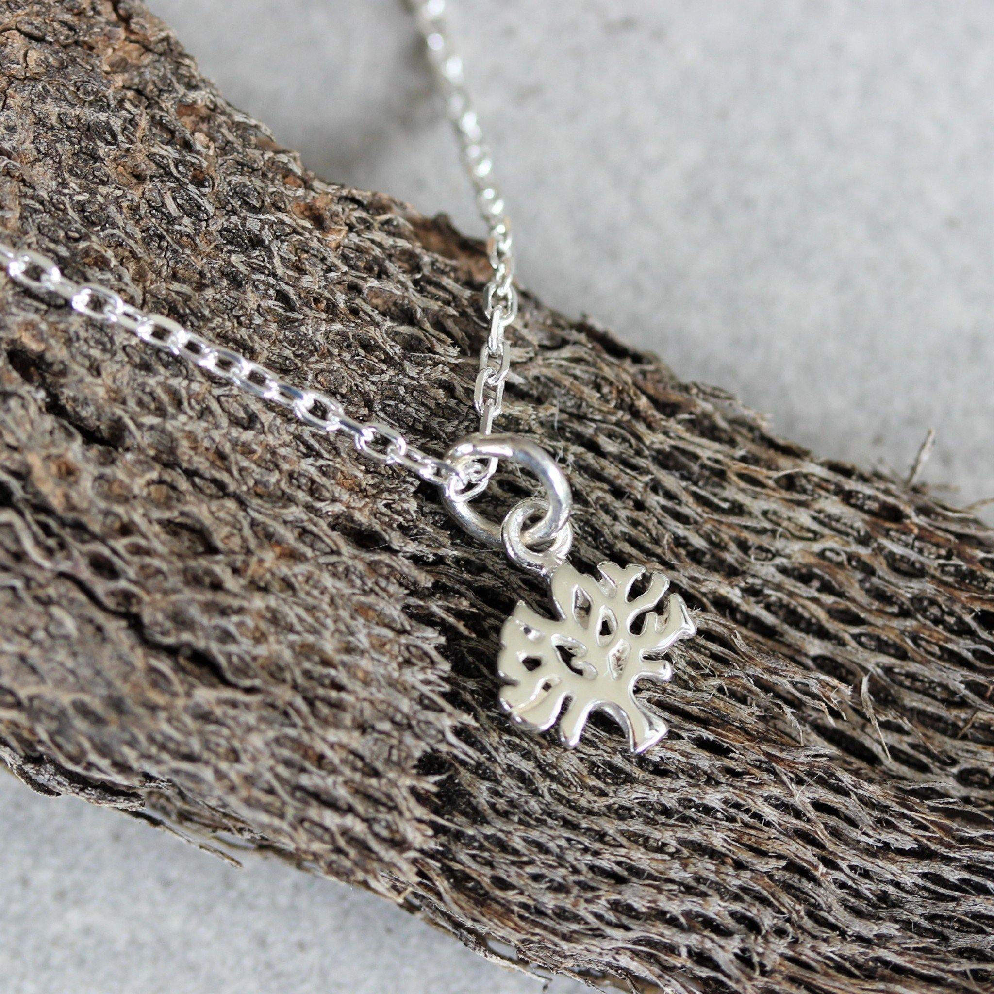 Sterling Silver Small Tree of Life Pendant & 40cm Italian Necklace - STERLING SILVER DESIGNS