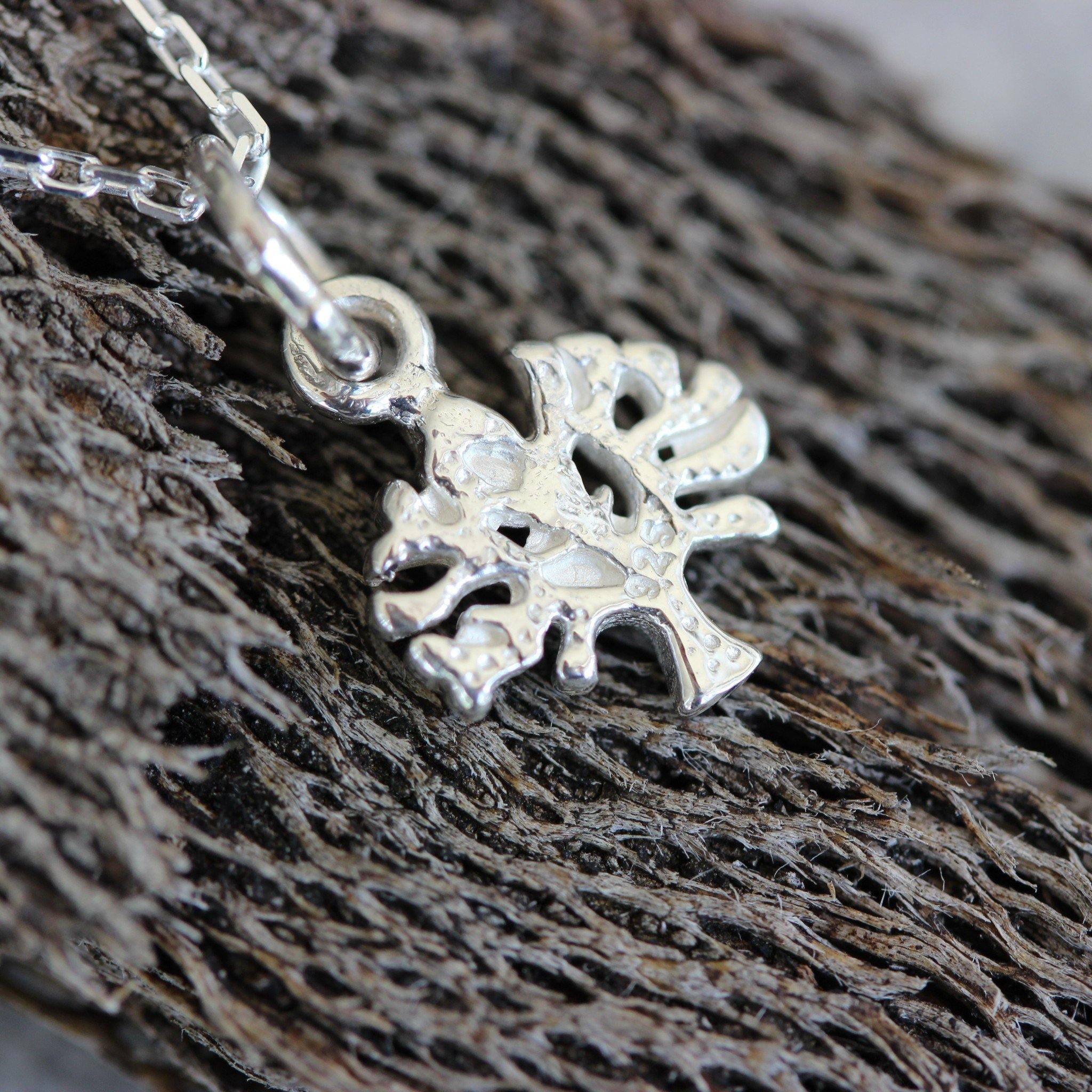 Sterling Silver Small Tree of Life Pendant & 40cm Italian Necklace - STERLING SILVER DESIGNS